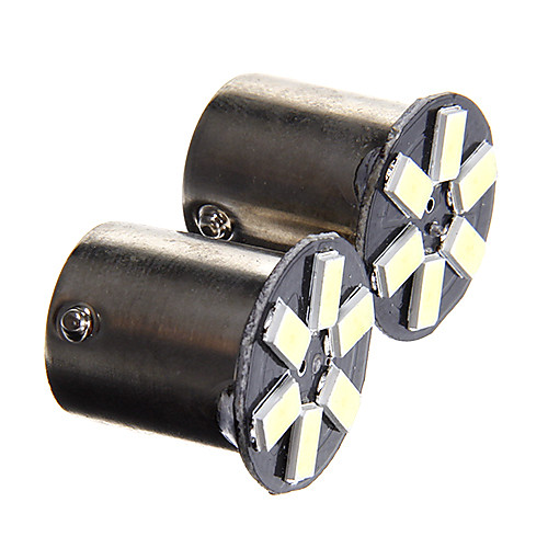 1156 2W 6x5730SMD холодный белый свет Светодиодные лампы для автомобилей (DC 12V)