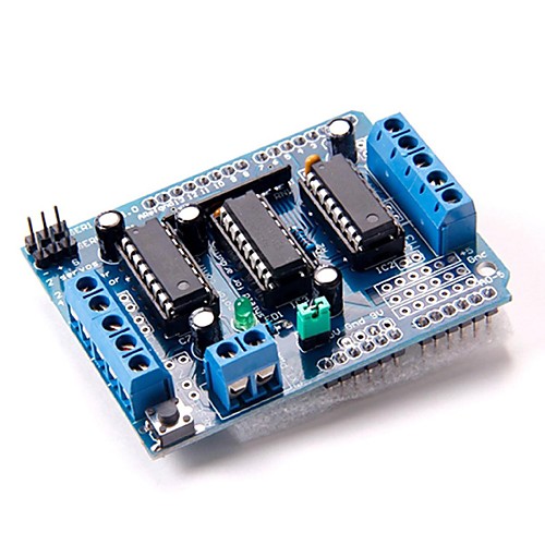 L293D Щит Motor Drive Плата расширения для Arduino Duemilanove Мега ООН R3 AVR ATMEL