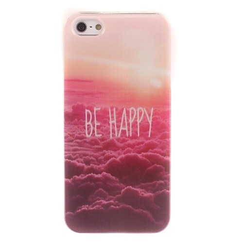 Be Happy Design Soft Case for iPhone 5/5S