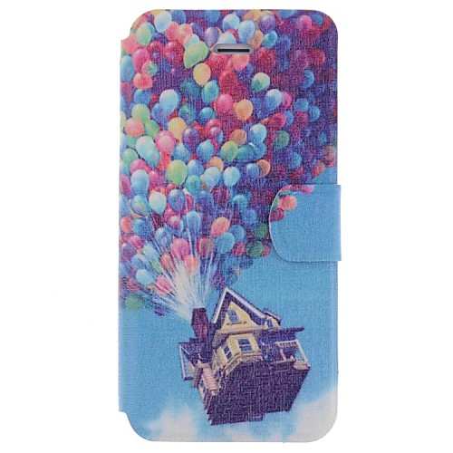 Cartoon Воздушные шары шале Pattern Полный Дело Корпус с карт памяти для iPhone 5/5S