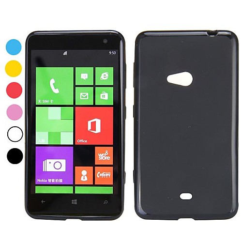 Матовый Solid Color Горячие Продажа ТПУ чехол для Nokia Lumia 625 (разных цветов)