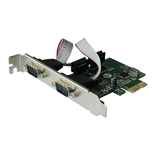 SUNWEIT PCI Express Серийный 2-порты Card Добавить на карту для рабочего стола