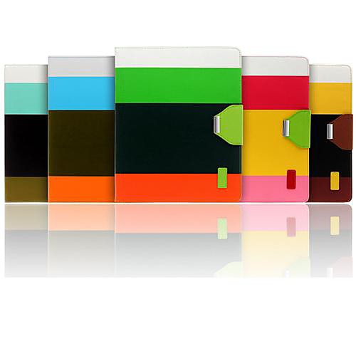 DSD Colourful Full Body PU Leather Case with Stand for iPad 2/3/4  (Assorted Colors)