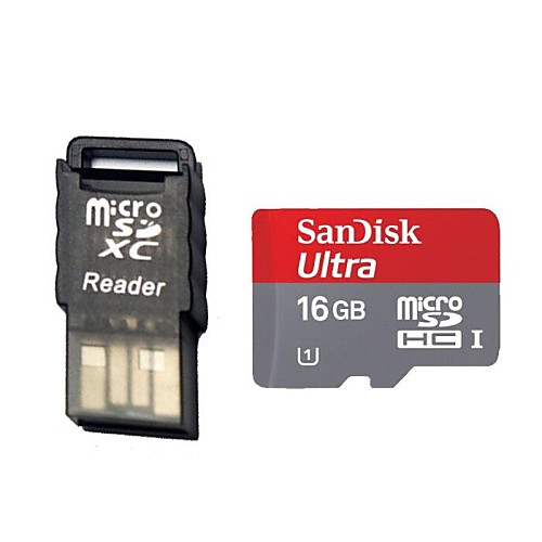 SanDisk Ultra карта Micro SDHC / памяти TF ж / 16GB (Class 10)