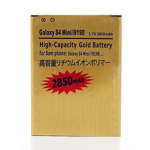 2850mAh (ЕС версия) замена золотой аккумулятор большой емкости для Samsung Galaxy s4 мини i9190 i9192 i9195