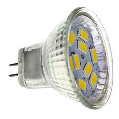 MR11 3w 9x5730smd 250lm 6000-6500k холодный белый свет водить пятна лампочку (dc12v)