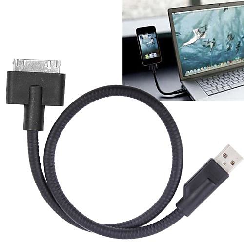 молнии 30-контактный для USB-кабель для iPhone 4 / 4s (45см)