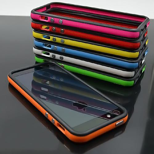 Dual Color Frame TPUSilicone Soft Bumper for iPhone 6 (Assorted Color)