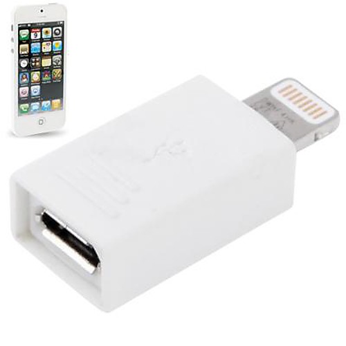 Micro USB к 8-контактный адаптер для Ipad воздуха 2 iPhone 6 iphone 6 плюс iphone 5s / 5 Ipad мини 3/2/1 Ipad воздуха