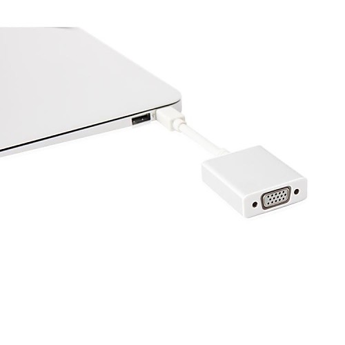 coosbo Mini DisplayPort к VGA Женский адаптер кабеля для MacBook Air Pro сетчатки