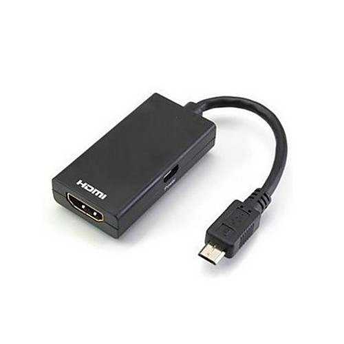 0,8 м 2.6ft микро USB2.0 мужчины к HDMI MHL женский кабель для телефона бесплатной доставкой