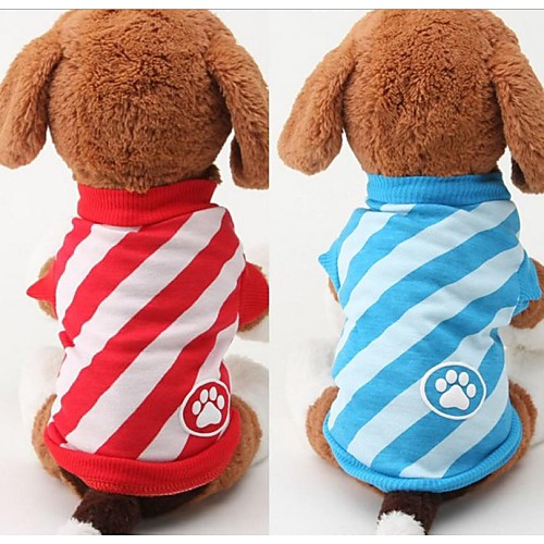 Fashion Cotton Provision Pattern Pet T-Shirt for Dogs(Assorted Colors and Size)