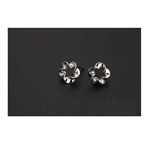 I FREEWomen's Fashion S925 Silver Prevent Allergies Earrings 2 pcs (1 pair)