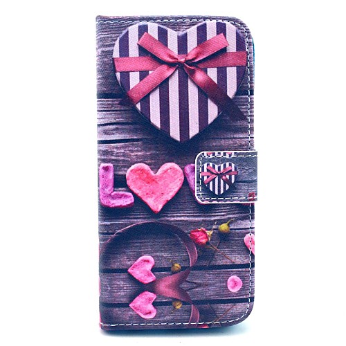 The Heart-shaped Gift Pattern PU Leather Full Body Case for iPhone 6