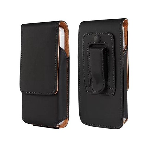 Solid Color PU Leather Case with Waist Clip  for iPhone 4/4S/5/5S/5C