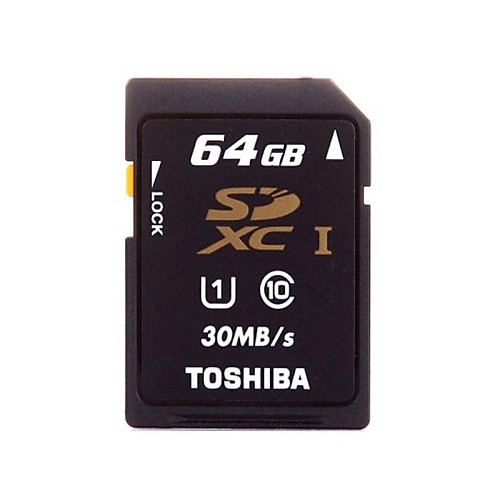 Toshiba 64gb класс 10 UHS-1 Карта памяти SDHC 30 Мб / с SD-c64gr7wa3