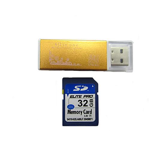 Класс 32gb 10 SD Карта памяти SDHC и USB кард-ридер