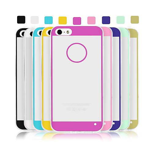 Angibabe 0.3mm Acrylic Transparent Soft TPU Phone Back Cover for iPhone 5/5S (Assorted Colors)