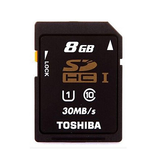 подлинный Toshiba SD-карты-c8gr7wa3 памяти SD (8GB)