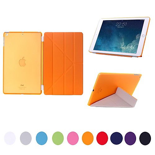 Natusun™ Removable Multi-fold PU Leather Smart Cover Ultra-Thin Hard Plastic Case for iPad Mini 3(Assorted Colors)