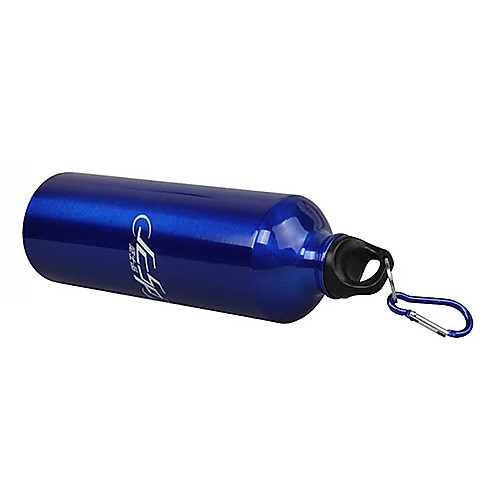 JcSp 750ml Blue Aluminium Alloy Outdoor Sports Water Bottle