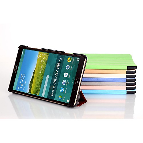 Fashion 3 Fold PU Leather Case Cover for Samsung TabS 8.4 T700