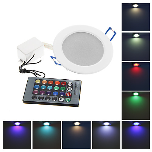 3w 240lm RGB света привели пятно лампочку с дистанционным управлением (85-265v)