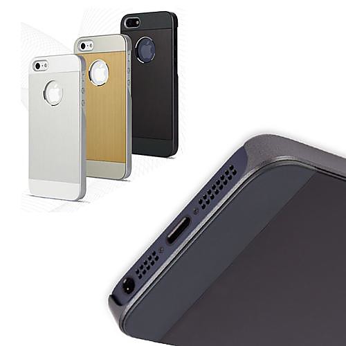 DSD Brushed Aluminium Case Cover for iPhone 5/5S (Assorted Colors)