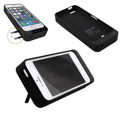 5EU 4200mAh With EU Plug Charger External Battery Case  for iPhone 5/5S