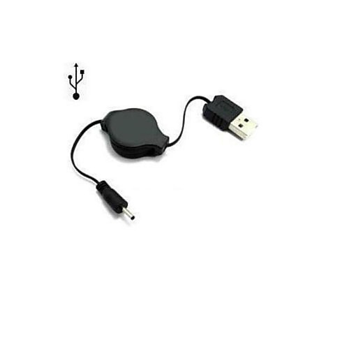 Выдвижной USB-кабель для зарядки Nokia N8 / C7 / 5800 / N81 (черный, 80 см)