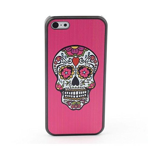 Pink Skull Style Protective Back Case for iPhone 5C