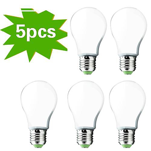 5-Pack HLUX™ LED A60 E27 10W 24x2835SMD 850lm CRI>80 2700K Warm White Globe Bulb (AC220-240V)