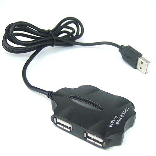 4-портовый мини USB 2.0 хаб высокая скорость