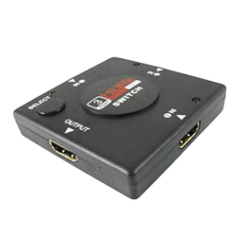 HDMI V1.3 3X1 HDMI Switch(3 in 1 out) Support 1080P