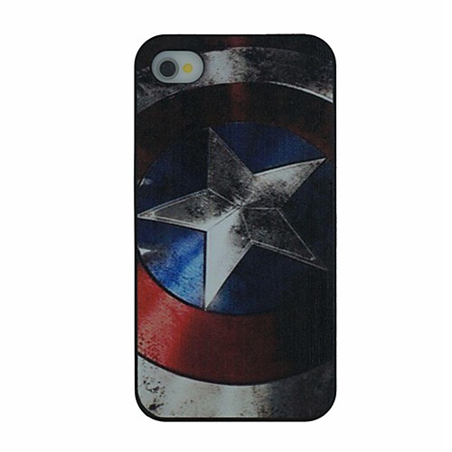 Circle And Pentagram Pattern PC Hard Back Cover Case for iPhone 4/4S