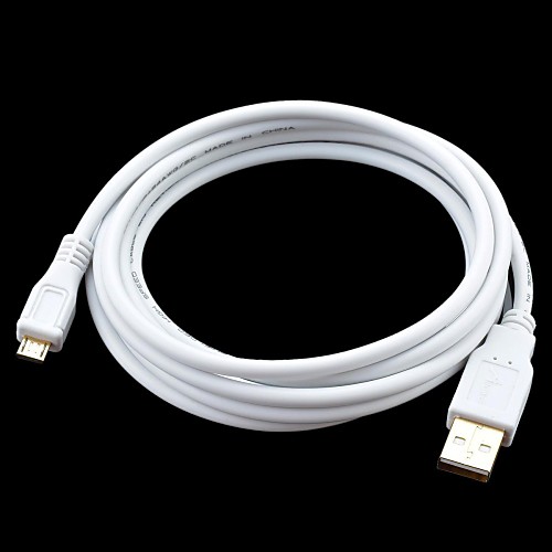 2м 6.56ft Apower-LINK D-D052 USB 2.0 мужчина к Micro USB 5pin мужской данных&кабель для зарядки - белый бесплатная доставка