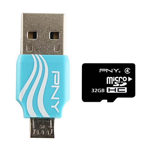 PNY на ходу MicroSDHC карт-ридер USB 32gb OTG флешке