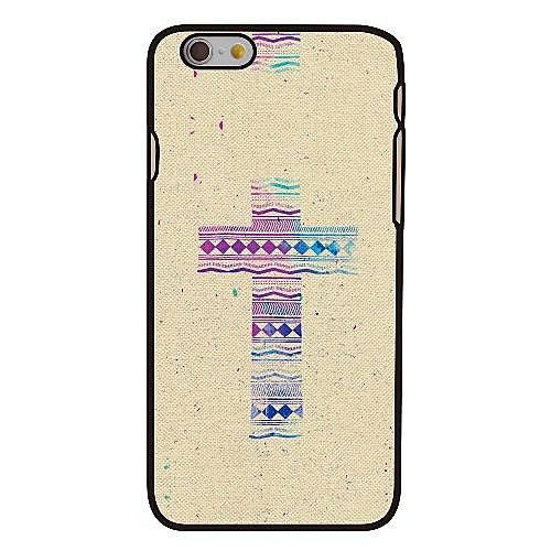 Cross Style Plastic Hard Back Cover for iPhone 6