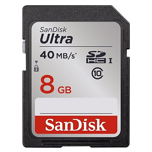 SanDisk ™ ультра SDHC (SD) карты class10 8gb 40mb / с