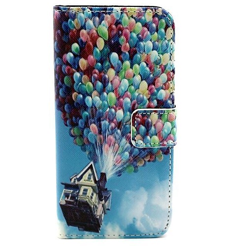 City Scenery Pattern PU Leather Full Body Cover with Stand for iPhone 6