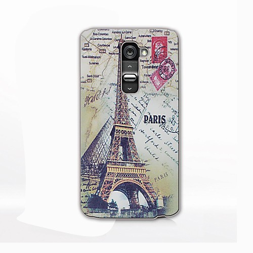 Paris Postcard Design Hard Case for LG G2