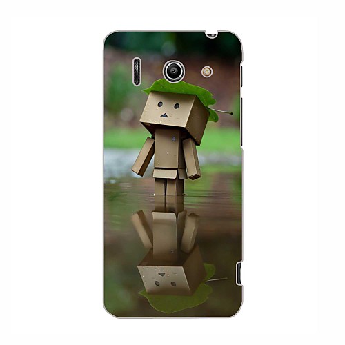 Wooden Man Design Hard Case for HuaWei G510