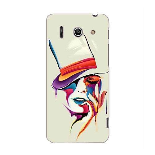 Colorful Woman Design Hard Case for HuaWei G510