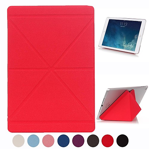 Natusun™ Gravel Pattern PU Leather Smart Cover Edges of Thin Hard Plastic Case for iPad Mini1/2(Assorted Colors)