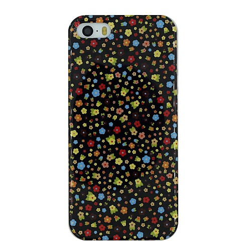 The Floral Pattern TPU Material Soft Back Cover Case for iPhone 5/5S