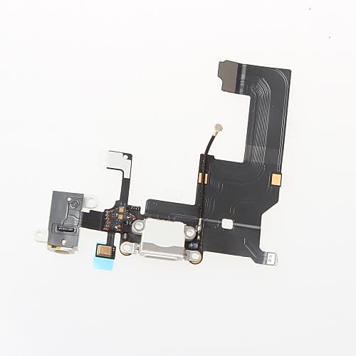 Dock Connector Charger Charging Port and Microphone Headphone Jack Flex Cable Ribbon Repair Parts for iPhone 5