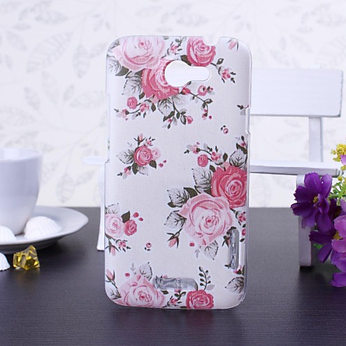 Small Fresh Pink Flowers Pattern Plastic Hard Case for HTC One X / S720e