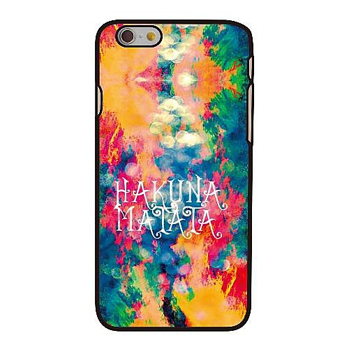 Hakuna Matata Style Plastic Hard Back Cover for iPhone 6