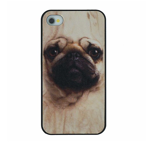 Pug Dog Pattern PC Hard Back Cover Case for iPhone 4/4S