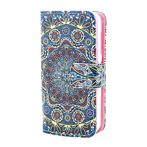 Folk Sunflowers Pattern Full Body Case with Card Holder  for Lumia 530